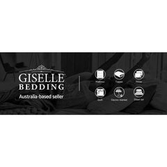 Giselle Bedding Faux Mink Quilt Charcoal Single