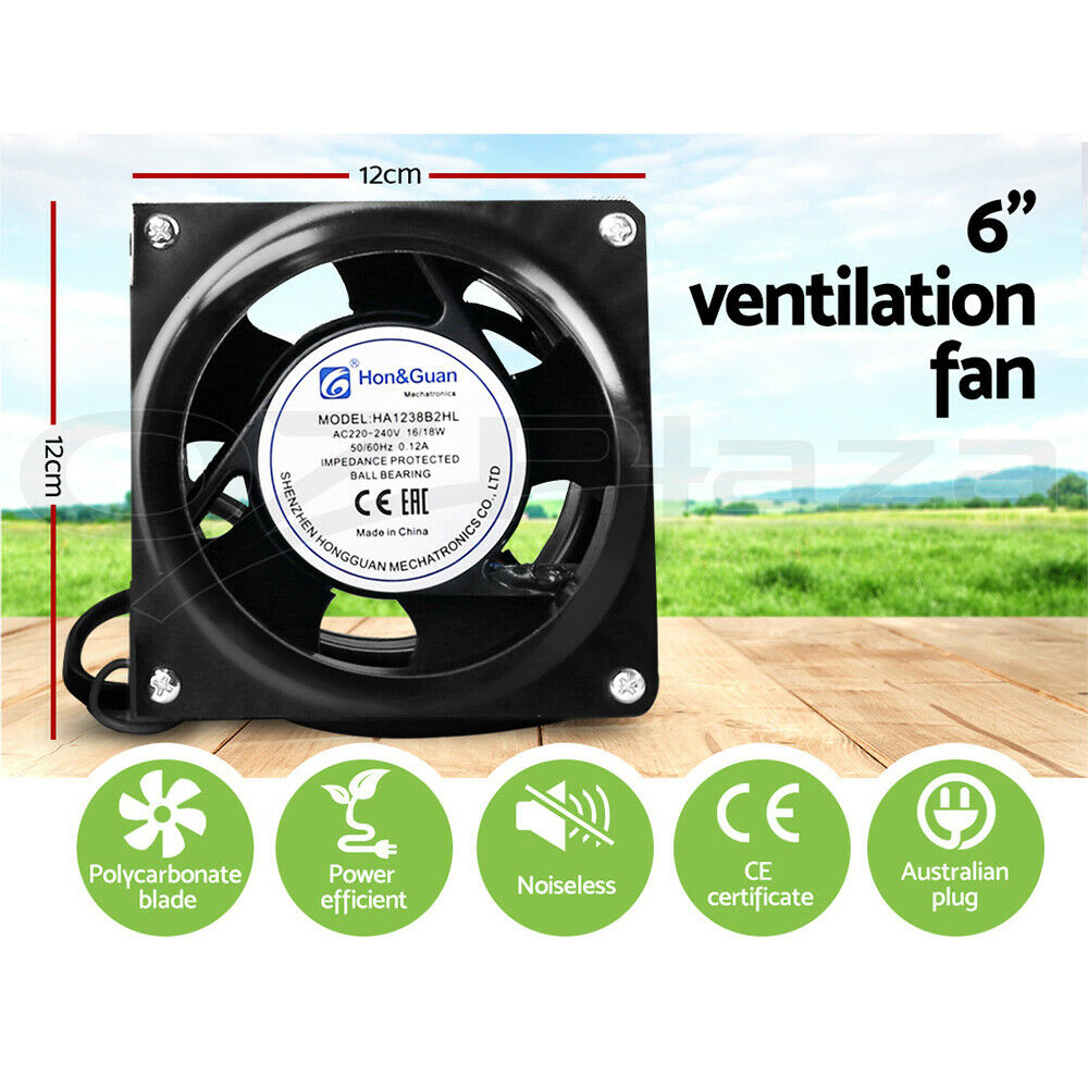 Greenfingers 6"Ventilation Kit Fan Hydroponics Grow Tent Kit Carbon Filter Duct,Greenfingers 6"Ventilation Kit Fan Hydroponics Grow Tent Kit Carbon Filter Duct