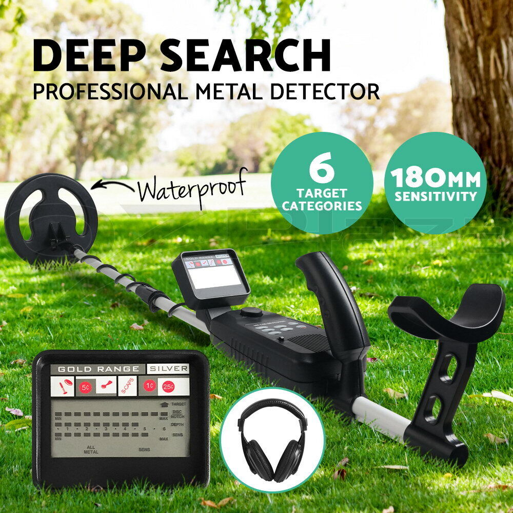 Metal Detector Deep Sensitive Searching LCD Treasure Gold Hunter Gift