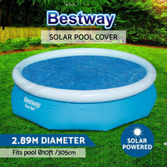 Bestway Pool Cover Fits 3.05m/10ft Round Swimming Pool PVC Blanket 2.89m