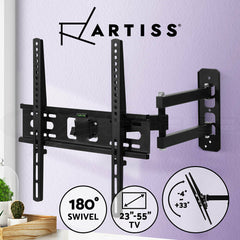 Artiss TV Wall Mount Bracket for 23"-55" LED LCD TVs Full Motion Strong Arms