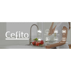 Cefito Kitchen Mixer Tap Mixer Long Spout Sink Faucet Basin Laundry Chrome