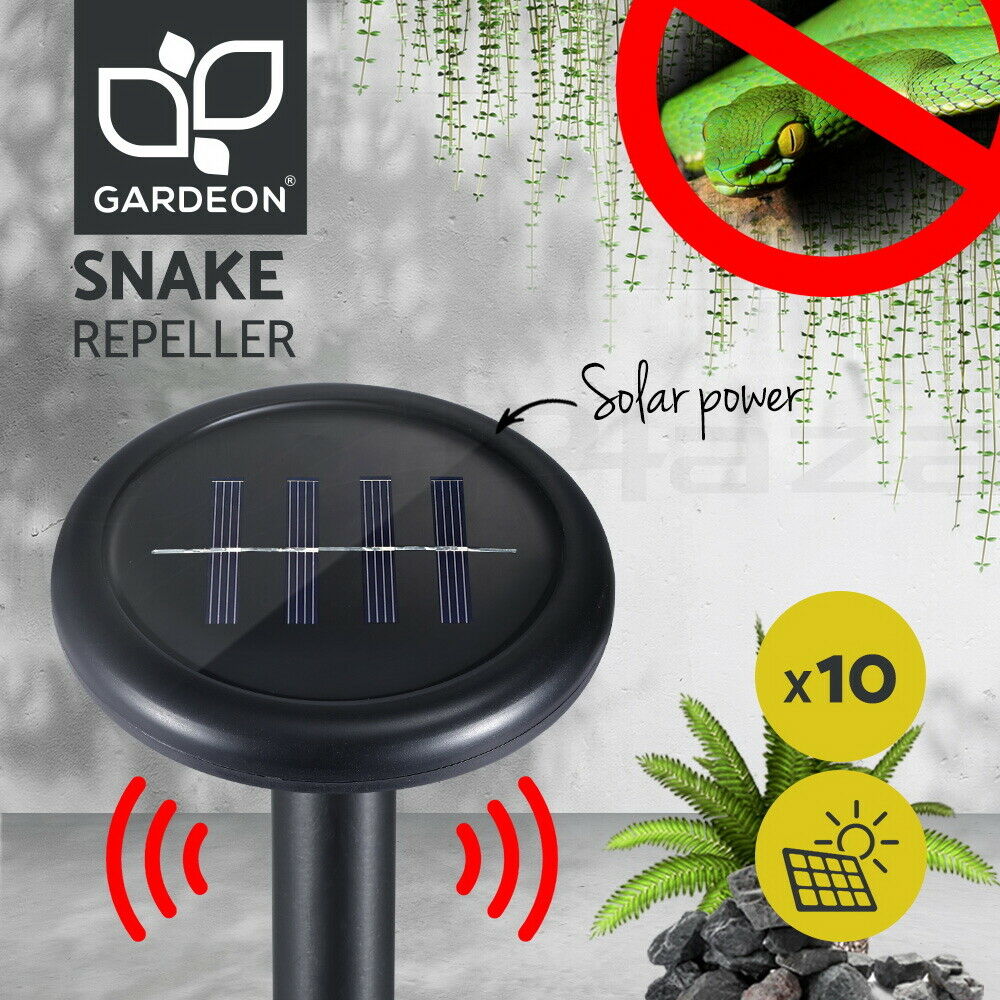 Gardeon Snake Repeller 10X Ultrasonic Solar Powered