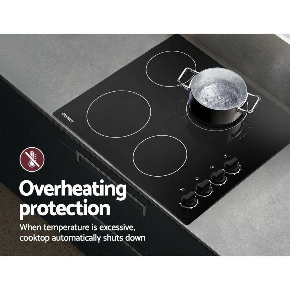 Devanti Electric Ceramic Cooktop 60cm