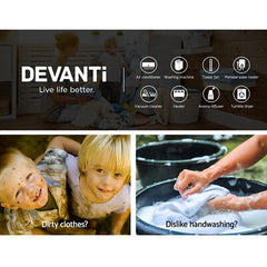 Devanti Portable Washing Machine 4.6KG Blue