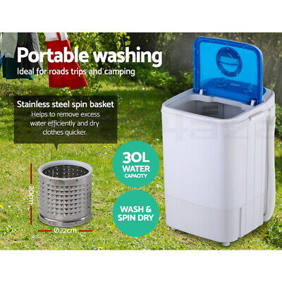 Devanti Portable Washing Machine 4.6KG Blue