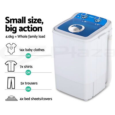 Devanti Portable Washing Machine 4.6KG Blue