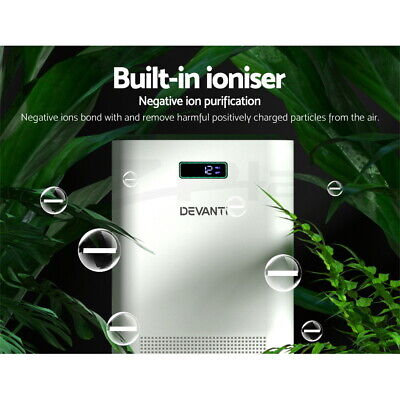 Devanti Air Purifier HEPA Filter Home Purifiers Odour Virus Remover Cleaner